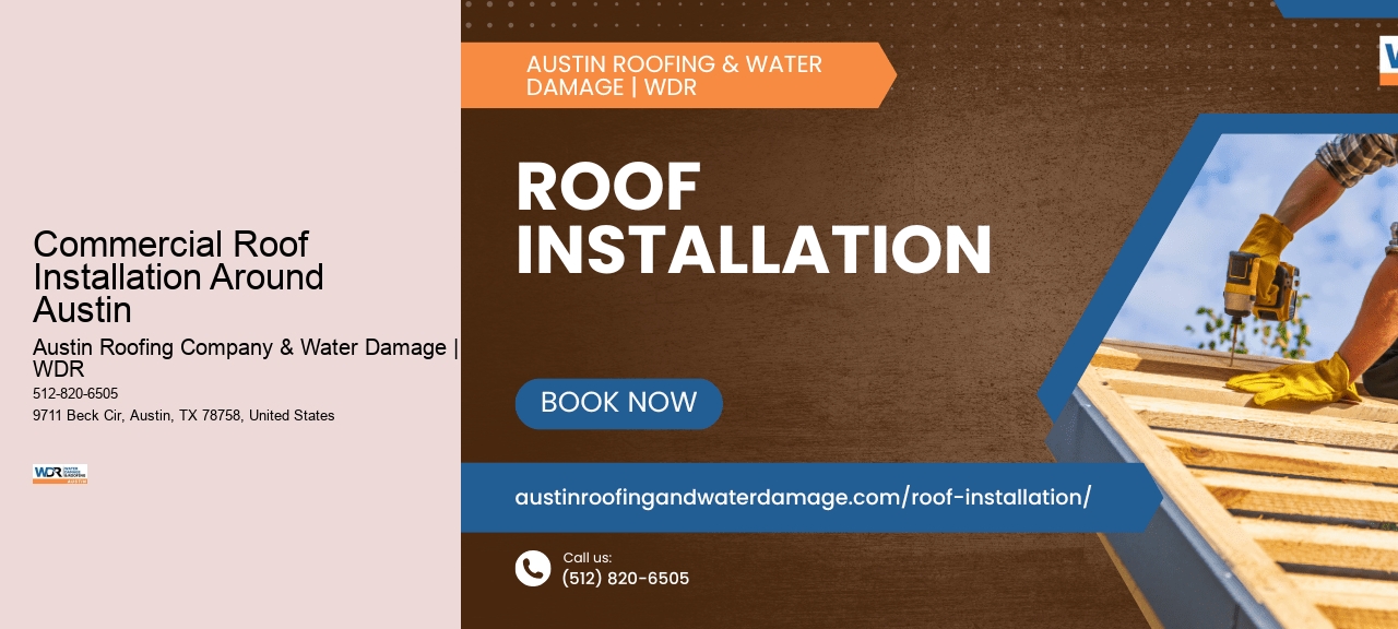 Commercial Roof Installation Around Austin
